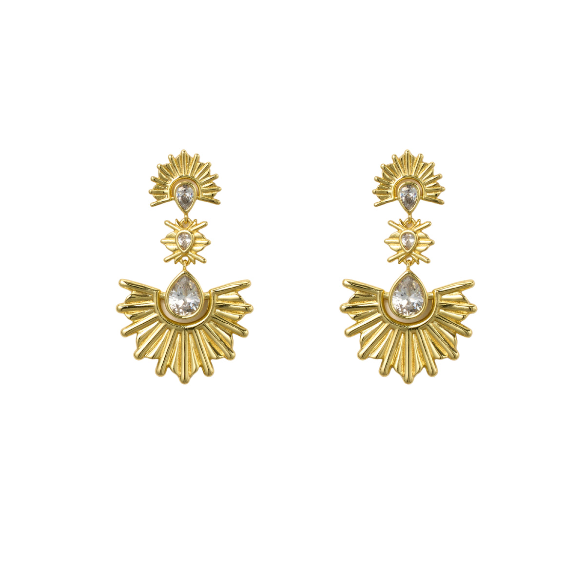 Sirena Earrings | Gold