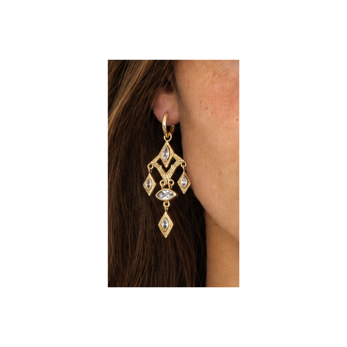 Sagrada x Protected Goddess Earrings | Gold