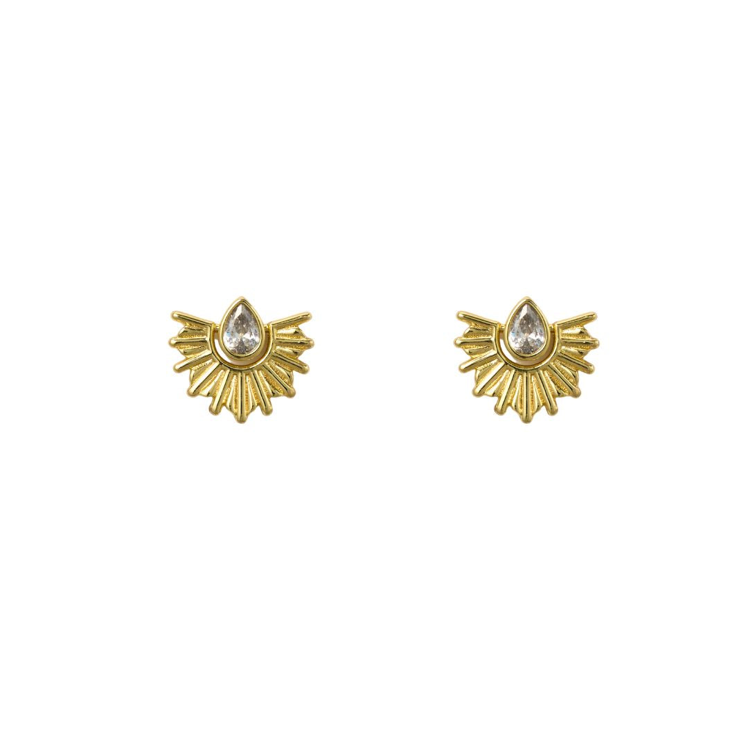 Blaze Earrings | Gold