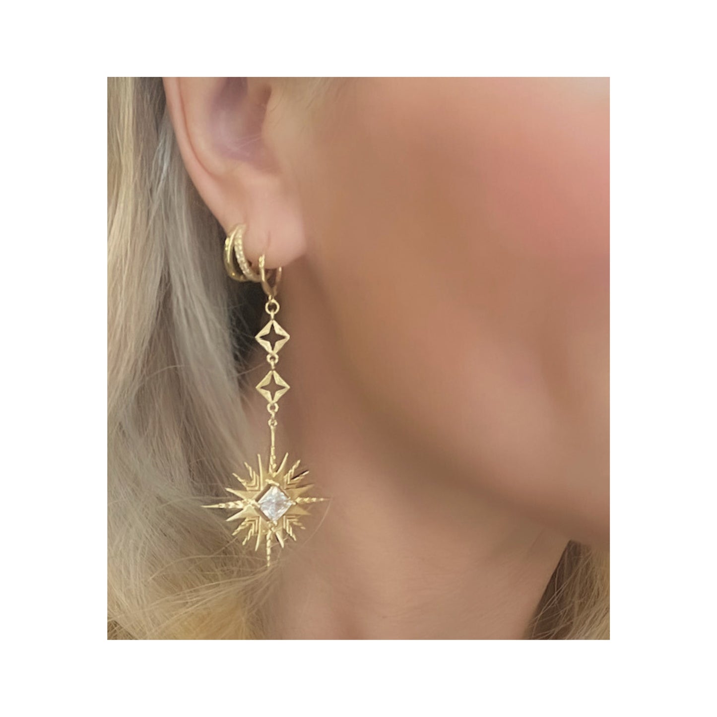 Byzantine Romance - Byzante x Solar Earrings | Gold