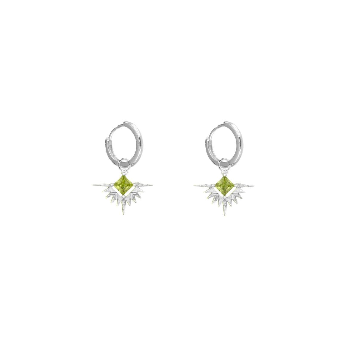 Solstice Sleepers | Silver & Peridot