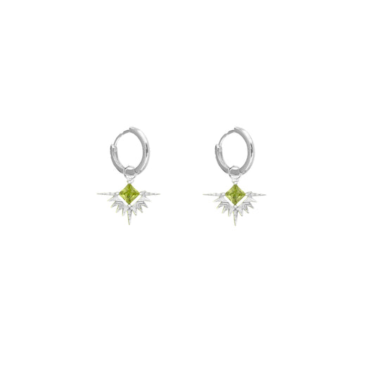 Solstice Sleepers | Silver & Peridot