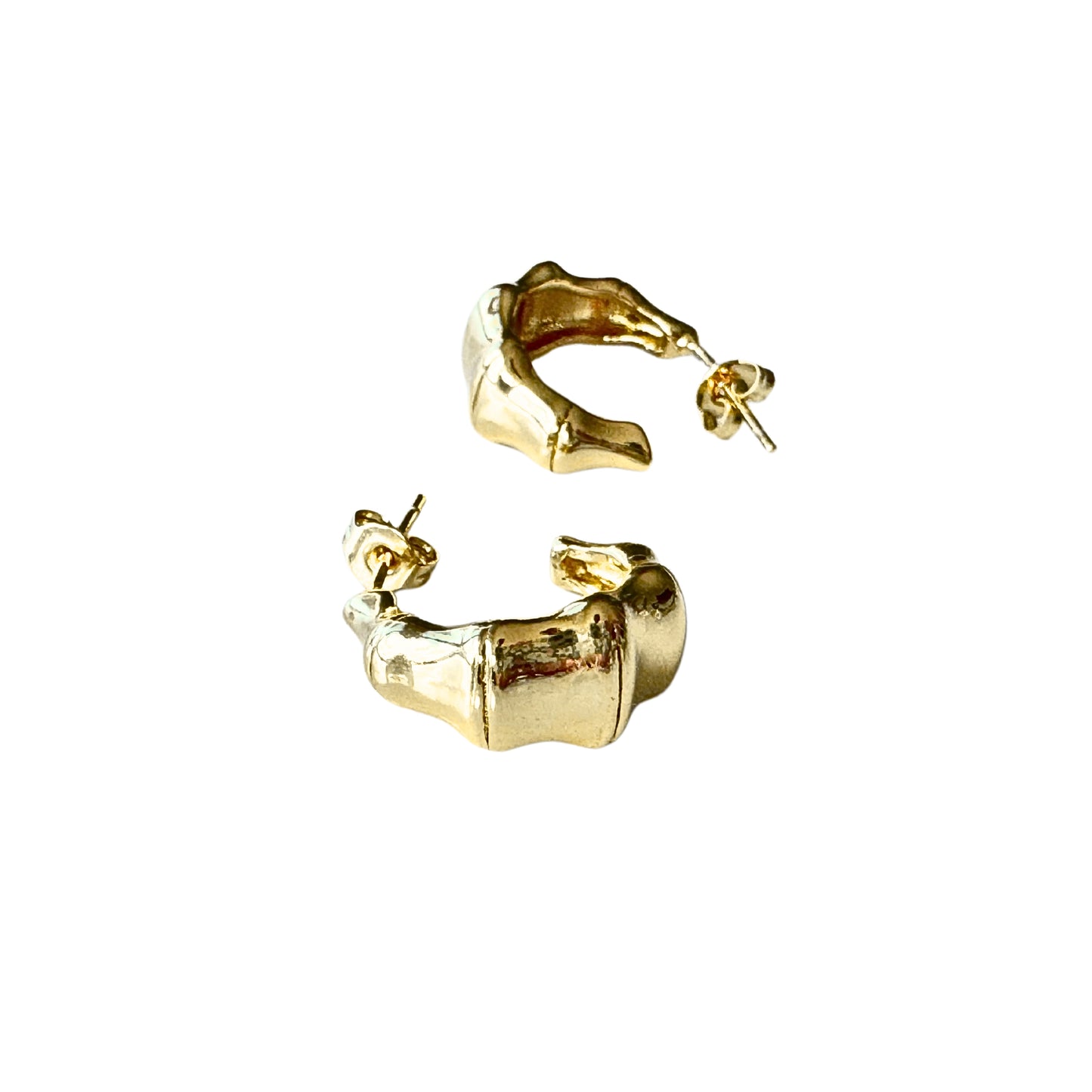 Bamboo Hoops | Gold