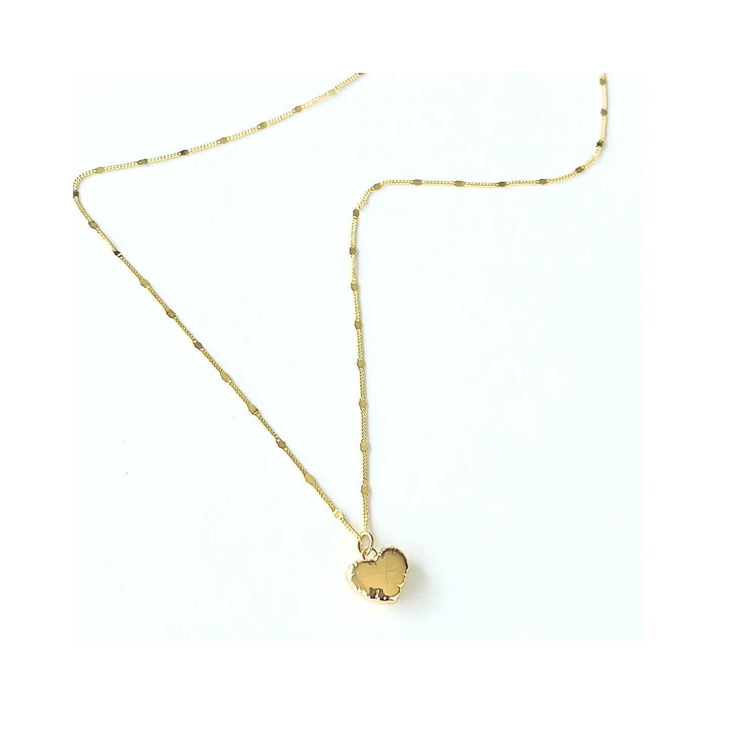 Inflate My Heart Necklace | Gold