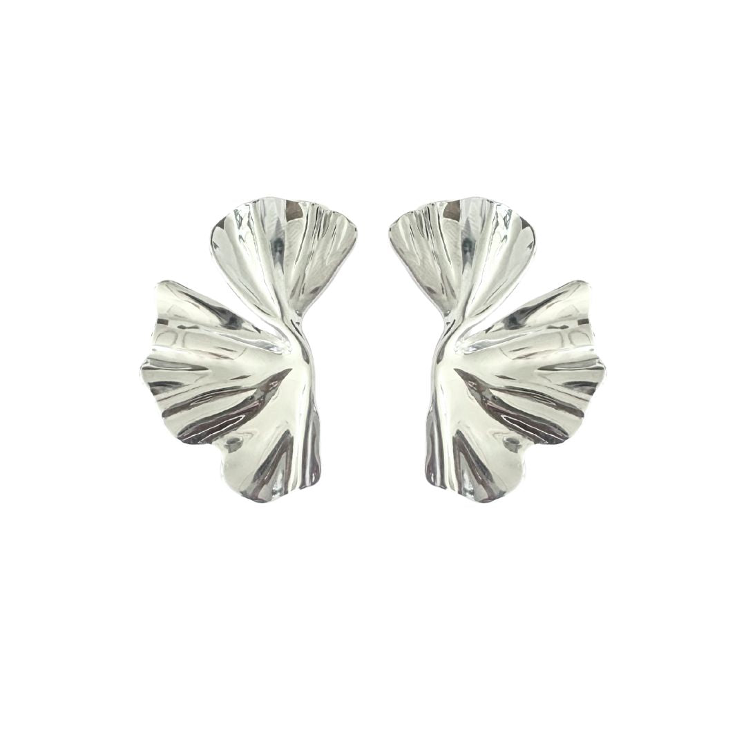 Costa Twist Earrings| Silver