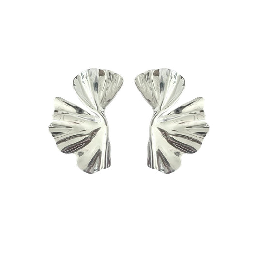Costa Twist Earrings| Silver