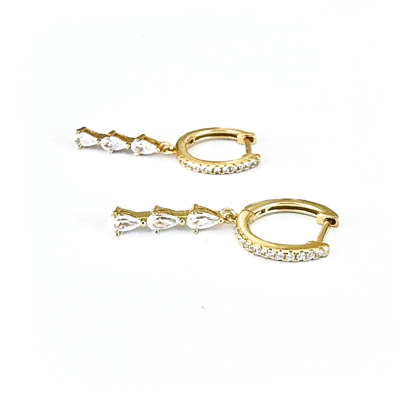 Triple Teardrop Sleepers| Gold