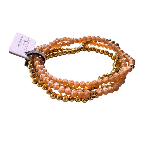 Beaded Bracelet Set  | Sunset & Gold