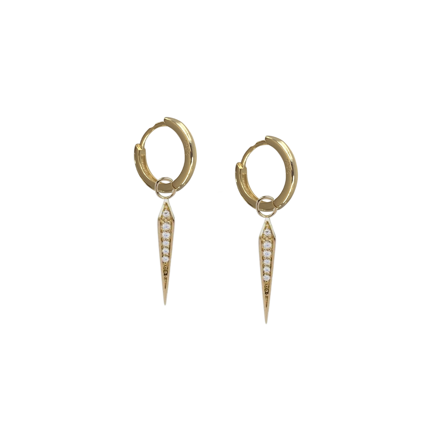 Into the Light | Splice Earrings | Gold