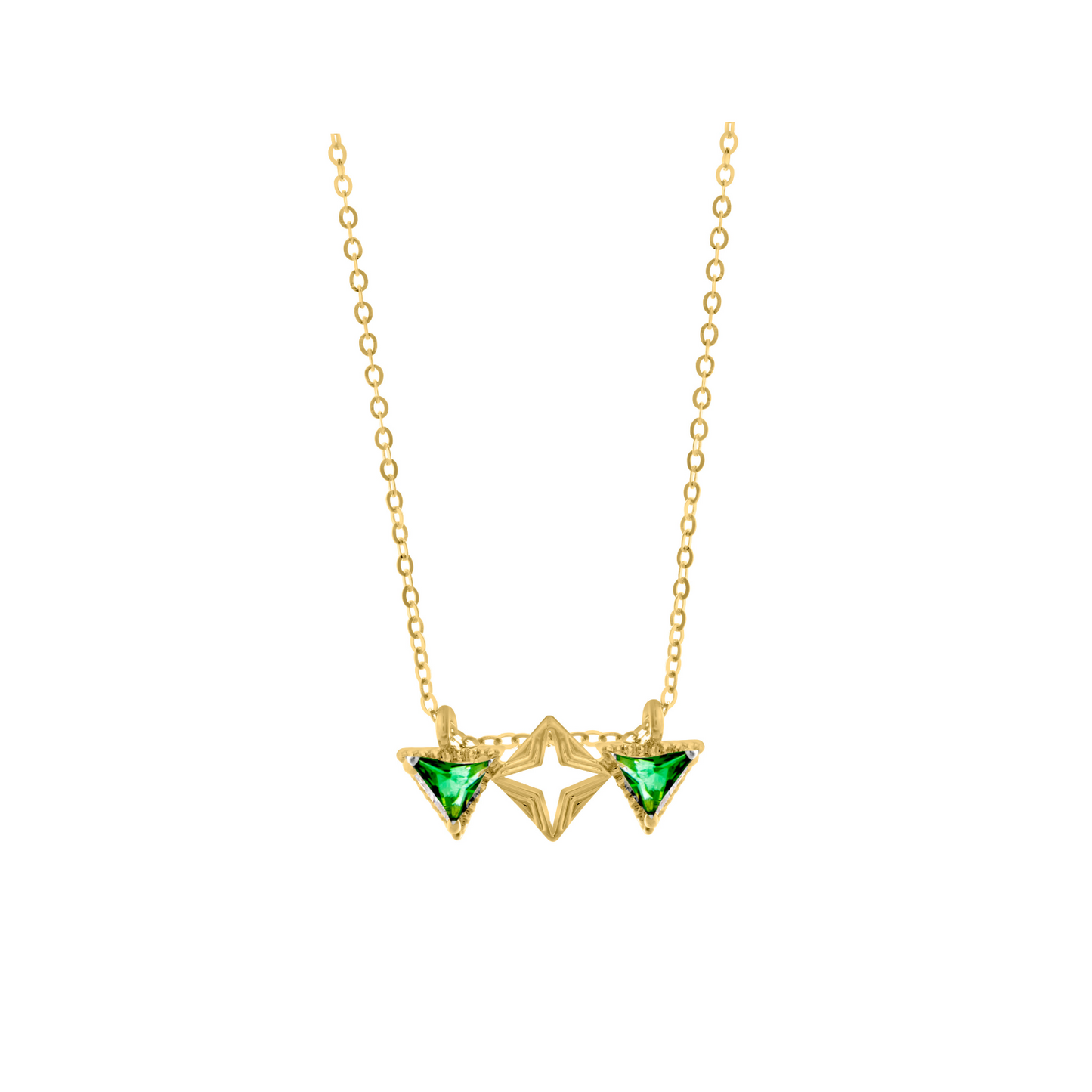 Byzantine Romance - Byzante Necklace | Gold with Emerald - Coming Soon