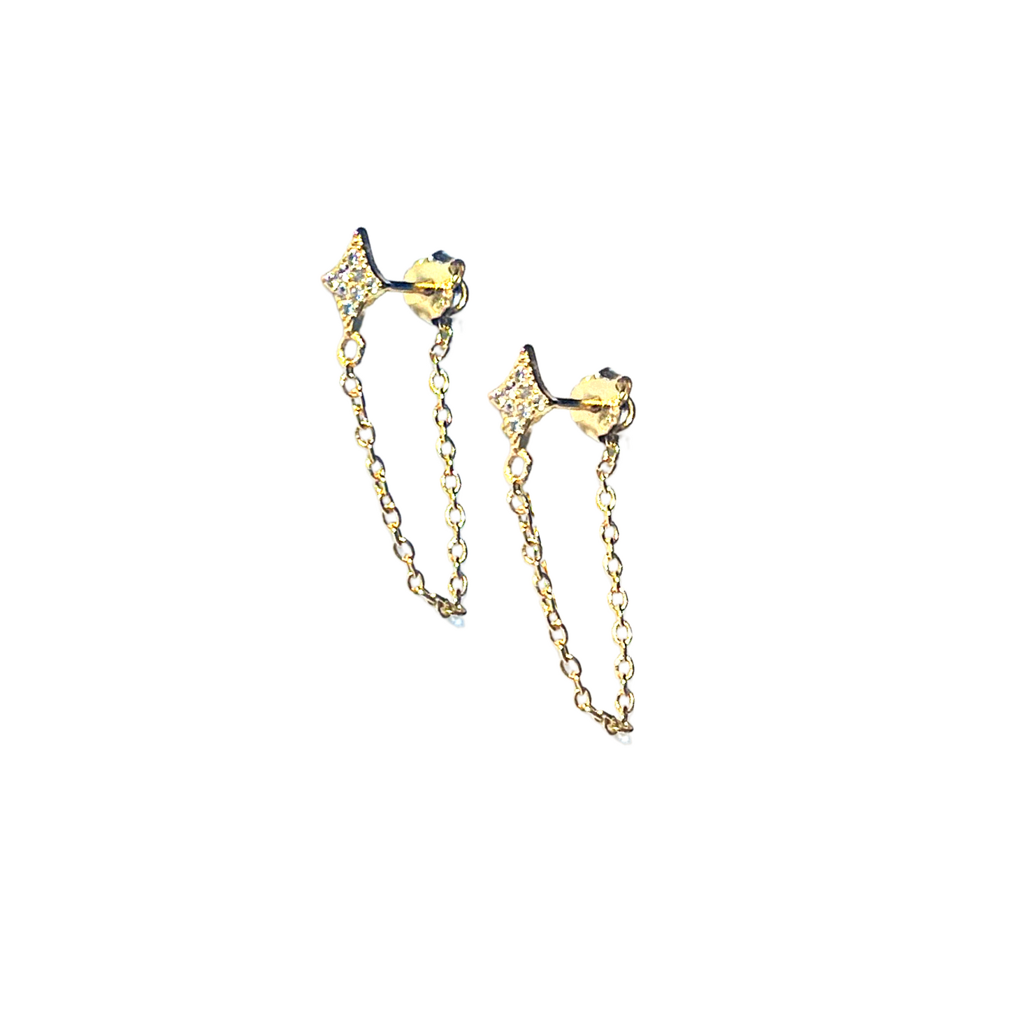 Byzantine Romance - Gliding Star Studs | Gold