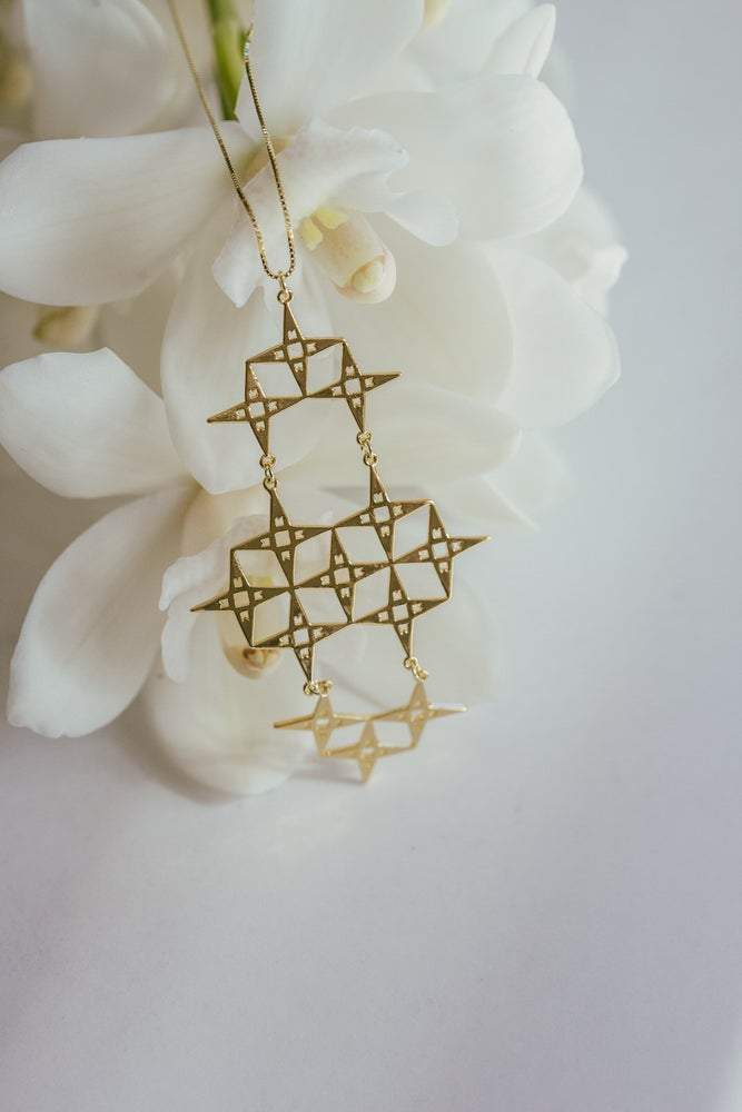 The North Star Necklace | Gold by Lindi Kingi Design shop online now