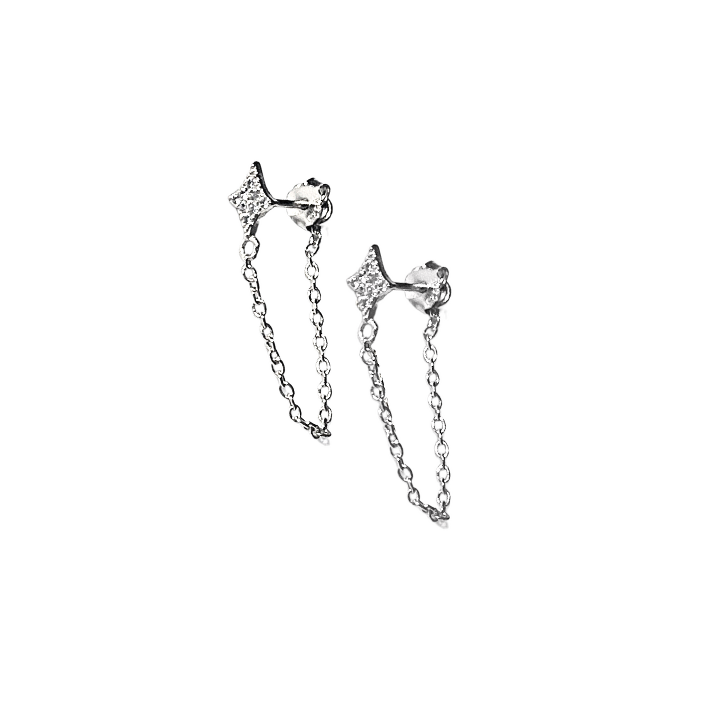 Byzantine Romance - Gliding Star Studs | Silver