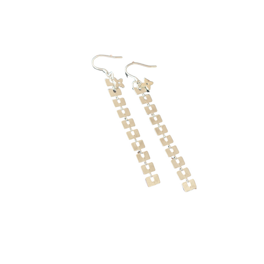 Summer Drop Earrings Silver