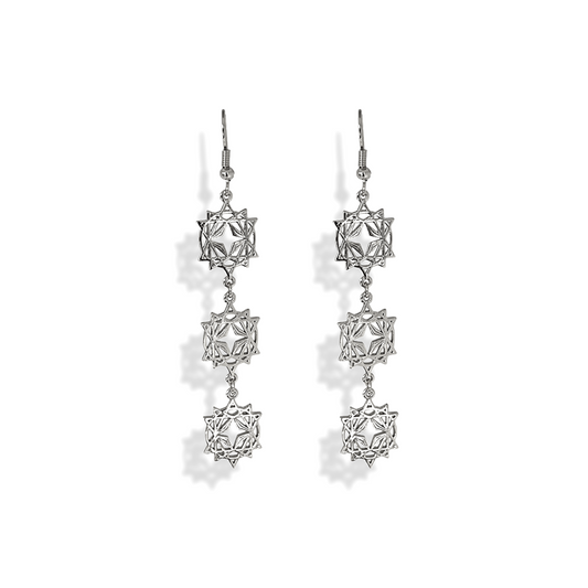 Starseed Mini Multi  Earrings | Platinum