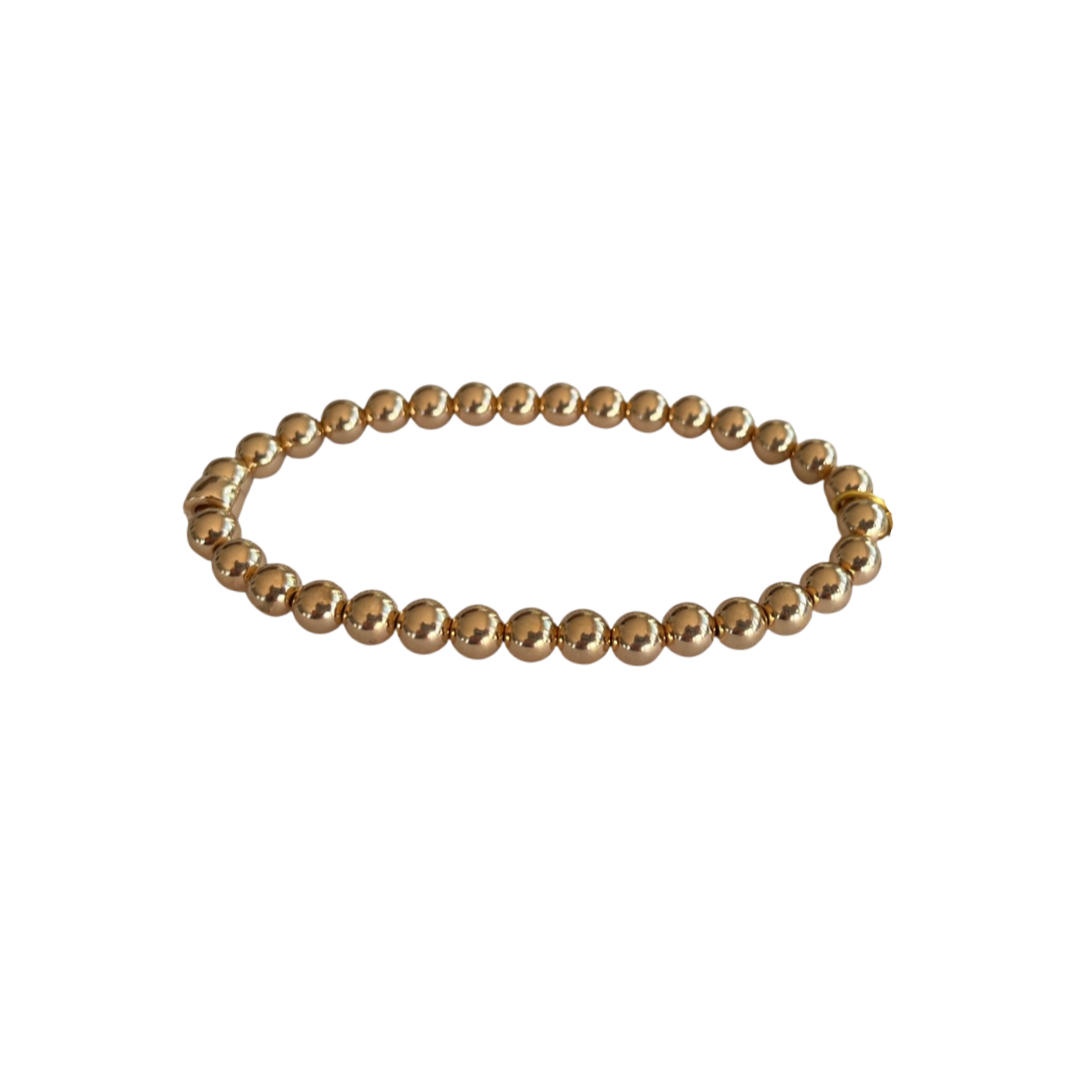 Beaded Bracele  | Luxe Gold