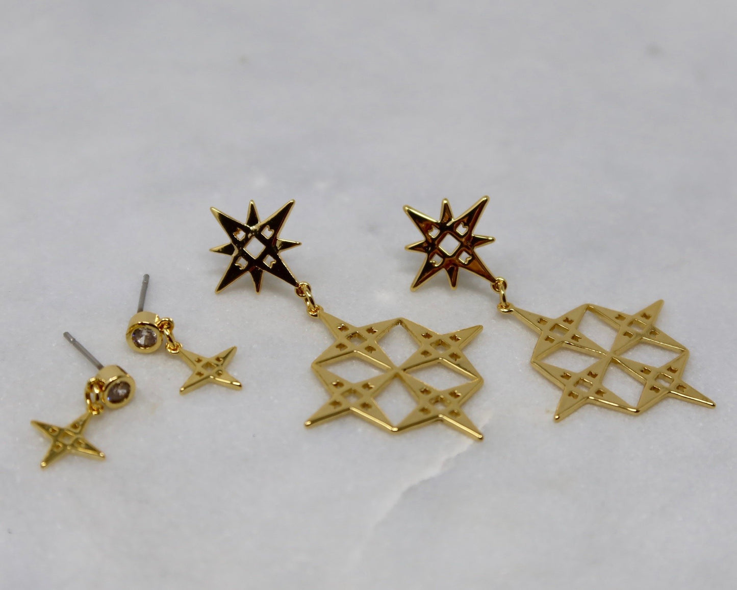 Constellation Earrings | Gold