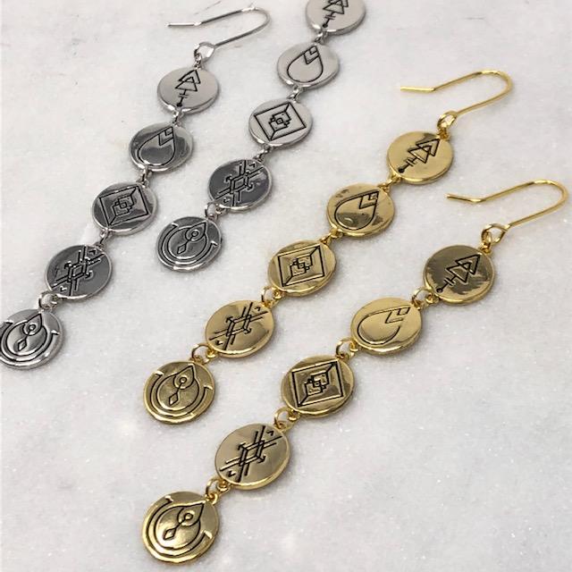 Earth Energies Earrings | Gold by Lindi Kingi Design shop online now