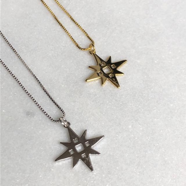 Single Star Necklace | Platinum by Lindi Kingi Design shop online now