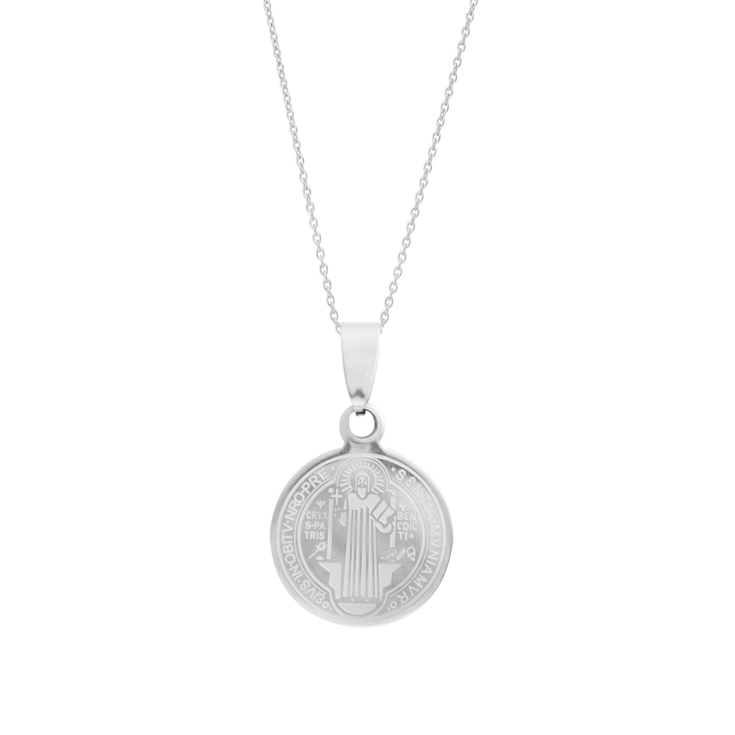 Saint Necklace (Longer Layer) | Silver