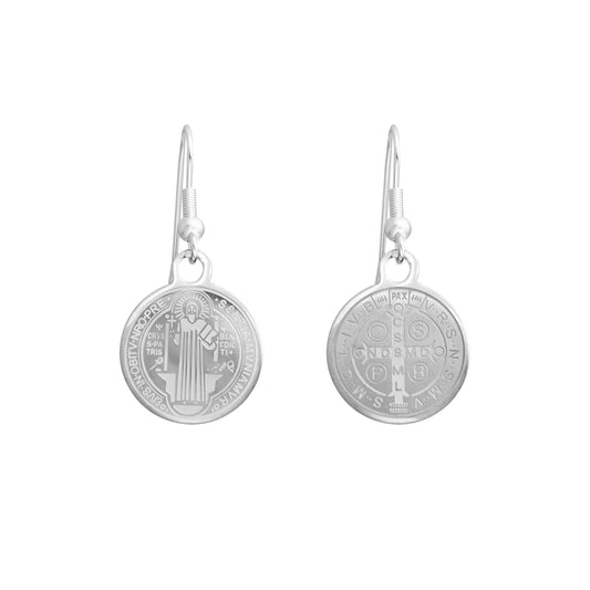 Saint Earrings | Silver