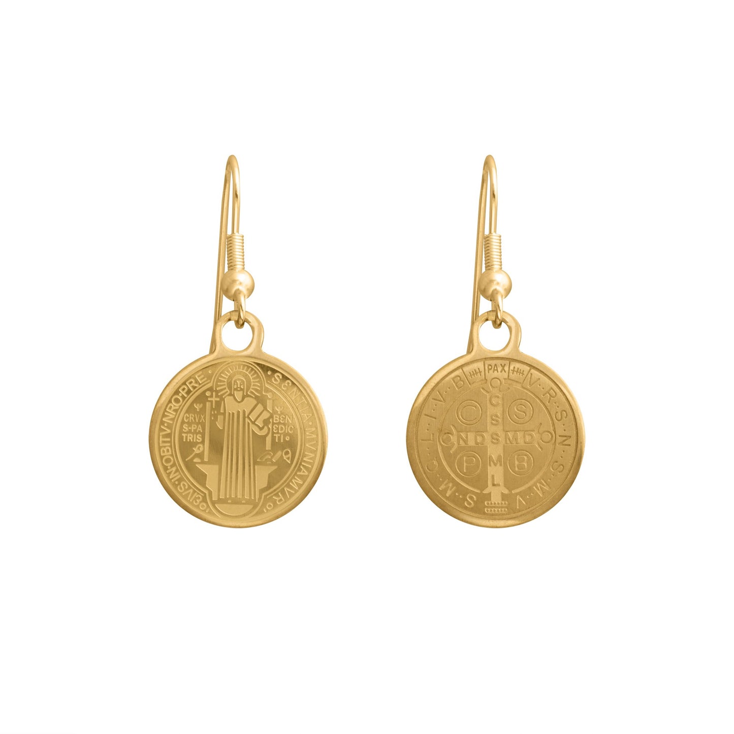 Saint Earrings | Gold