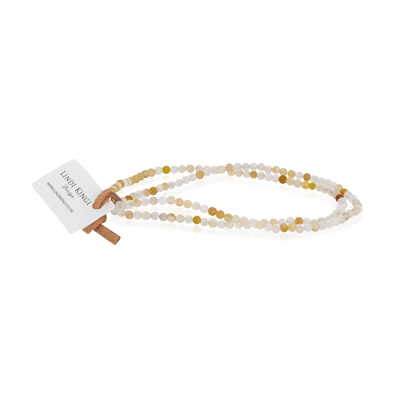 Beaded Bracelet Set | Happiness Beads Apricot