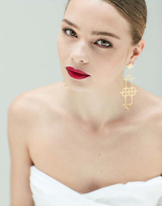 The North Star Earrings | Gold by Lindi Kingi Design shop online now