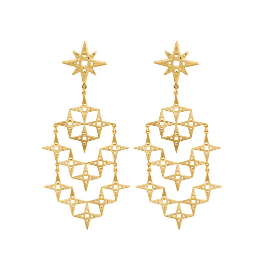 Stardust Earrings | Gold