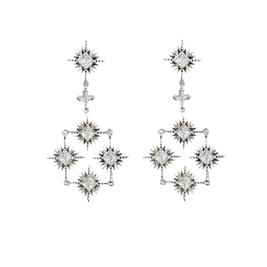 Starburst Collective Earrings | Silver