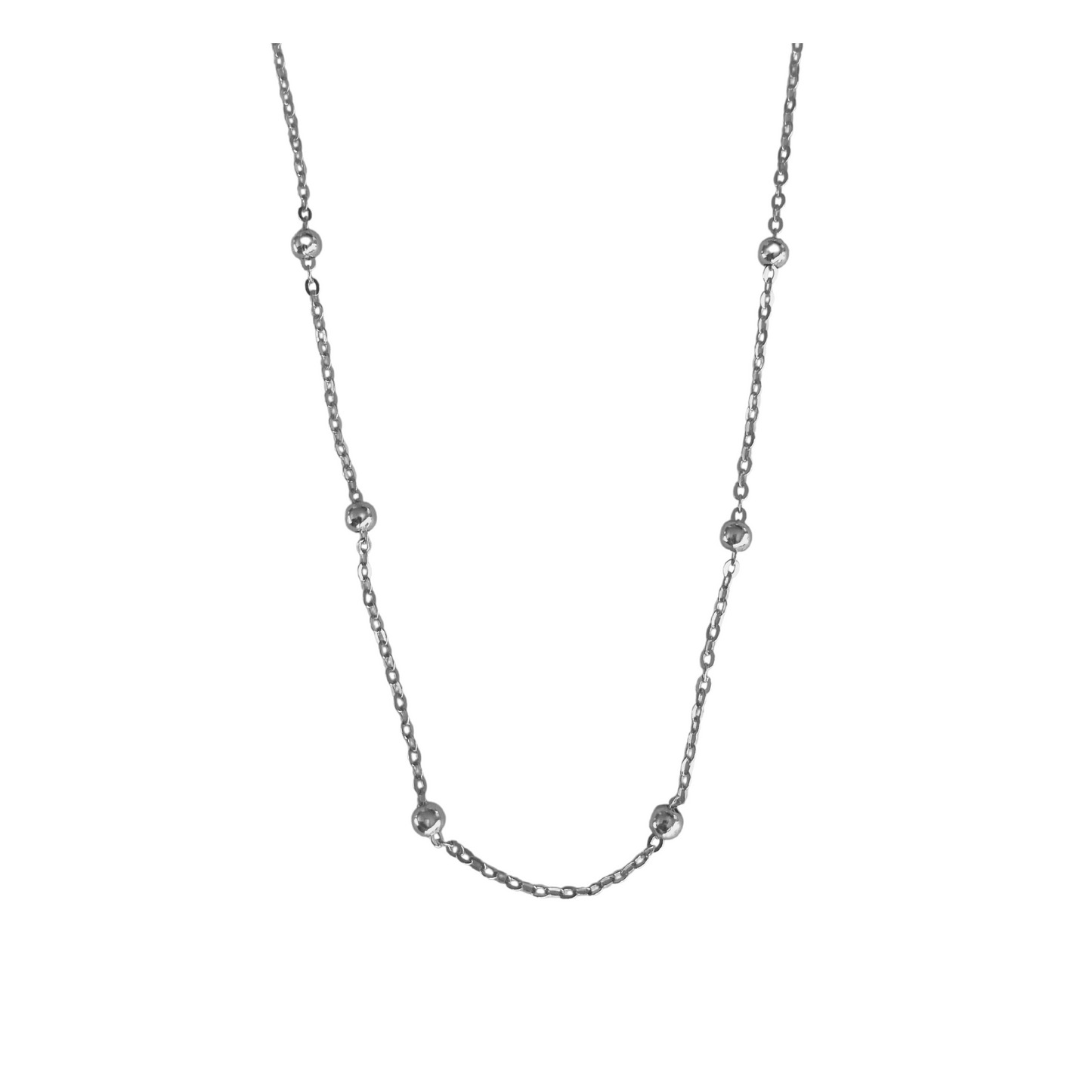 Starseed Sterling |Silver Ball Short Chain