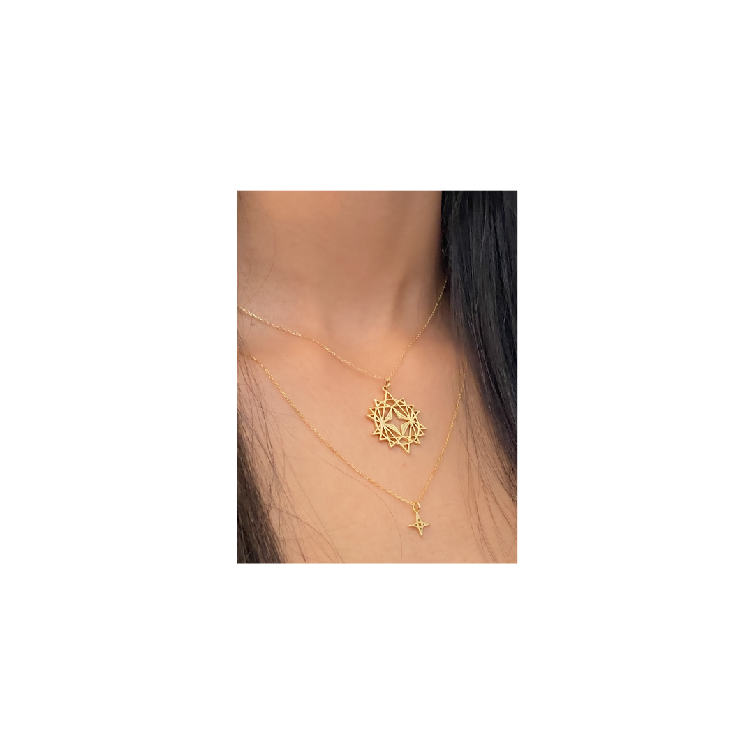 Starseed single star Necklace | Gold