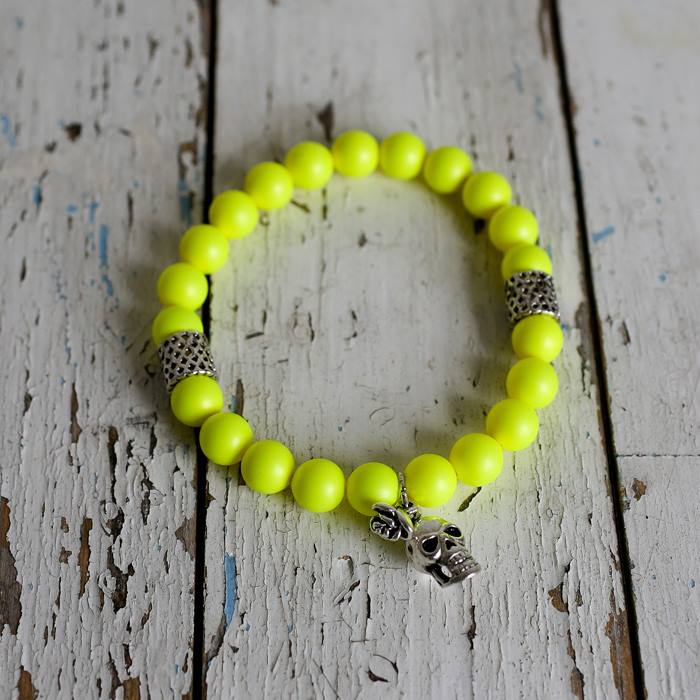 Neon Swarovski Pearls | Yellow by Lindi Kingi Design shop online now